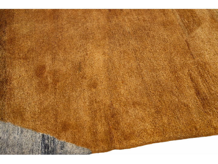 Modern Moroccan Wool Rug 10 X 12