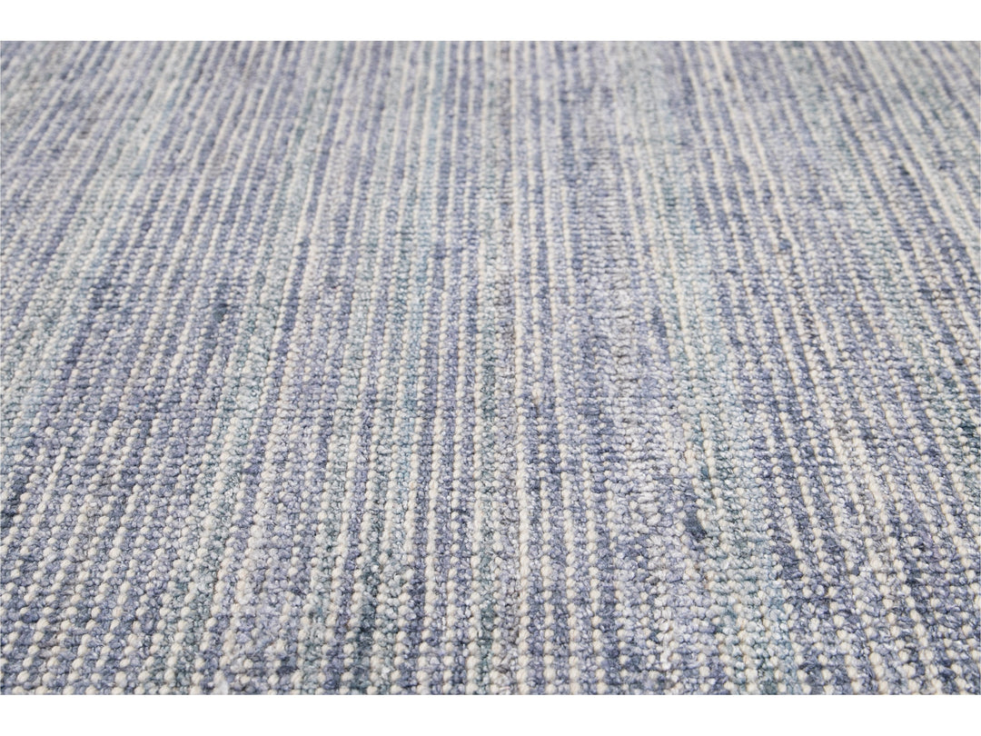 Modern Bamboo & Silk Boho Rug 9 X 12