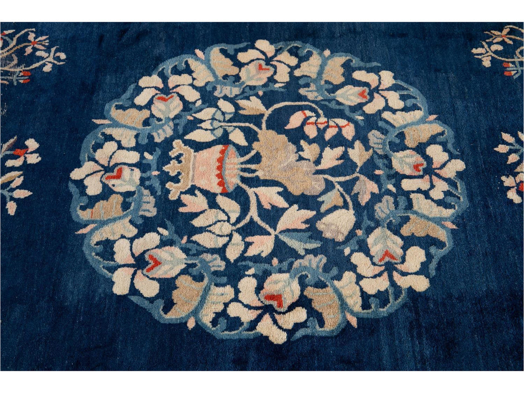 Antique Art Deco Chinese Peking Wool Rug 10' x 13'