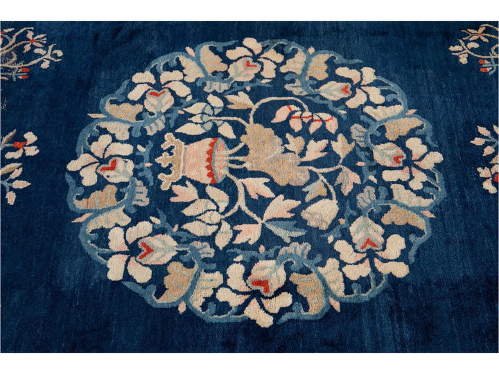 Antique Art Deco Chinese Peking Wool Rug 10' x 13'