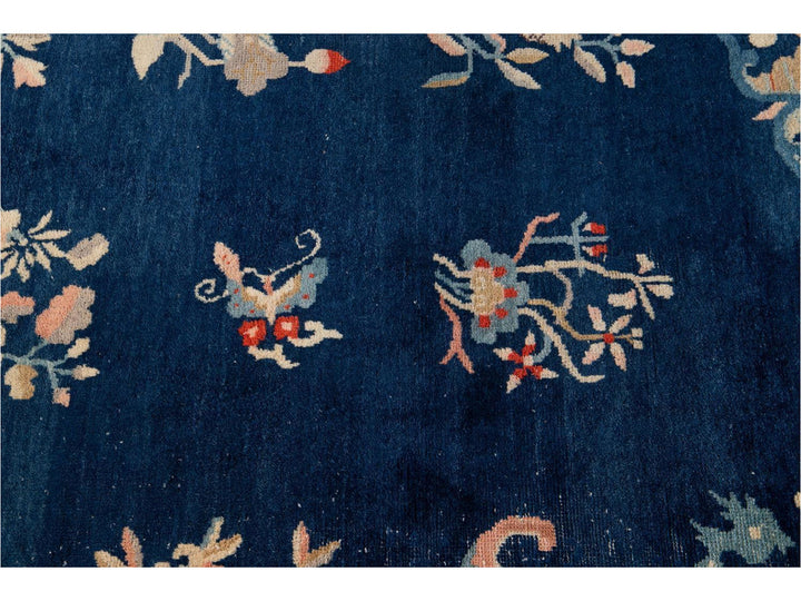 Antique Art Deco Chinese Peking Wool Rug 10' x 13'