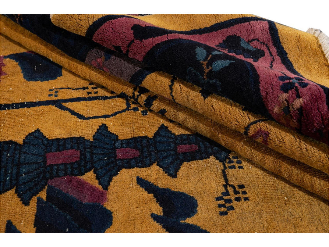 Antique Art Deco Chinese Rug 9 X 11