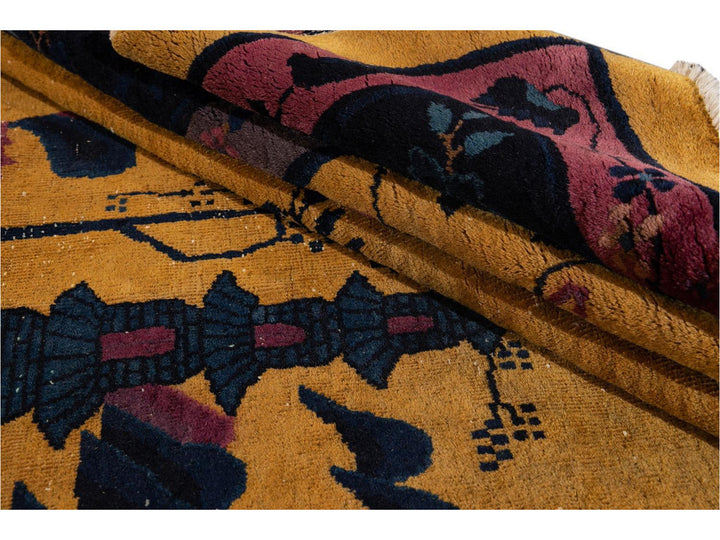 Antique Art Deco Chinese Rug 9 X 11