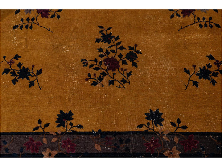 Antique Art Deco Chinese Rug 9 X 11