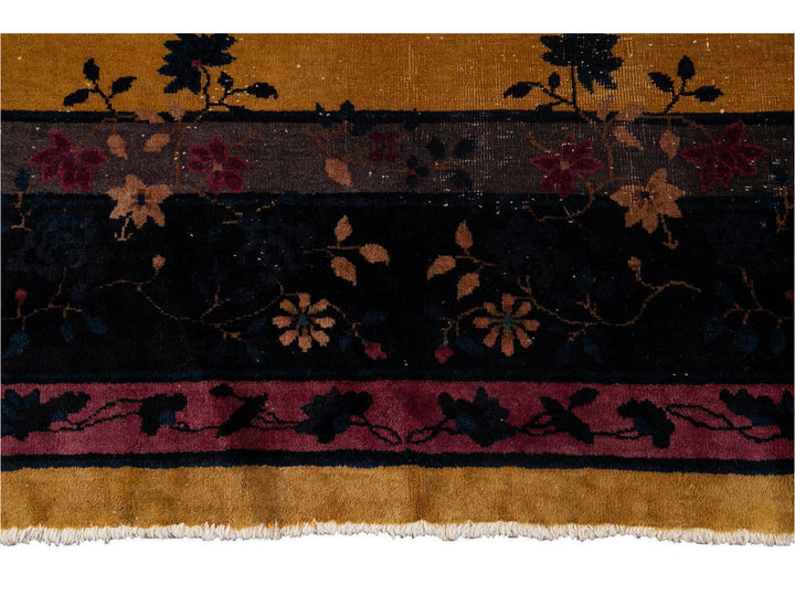 Antique Art Deco Chinese Rug 9 X 11