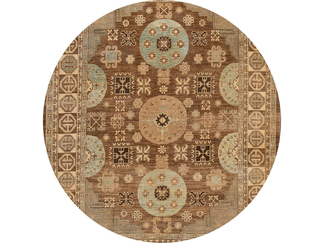 Modern Khotan Wool Rug 9 X 12