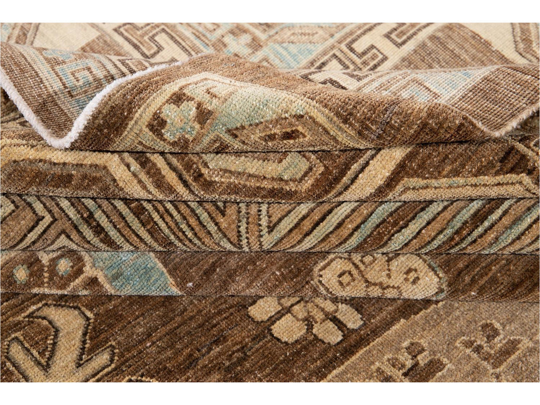 Modern Khotan Wool Rug 9 X 12