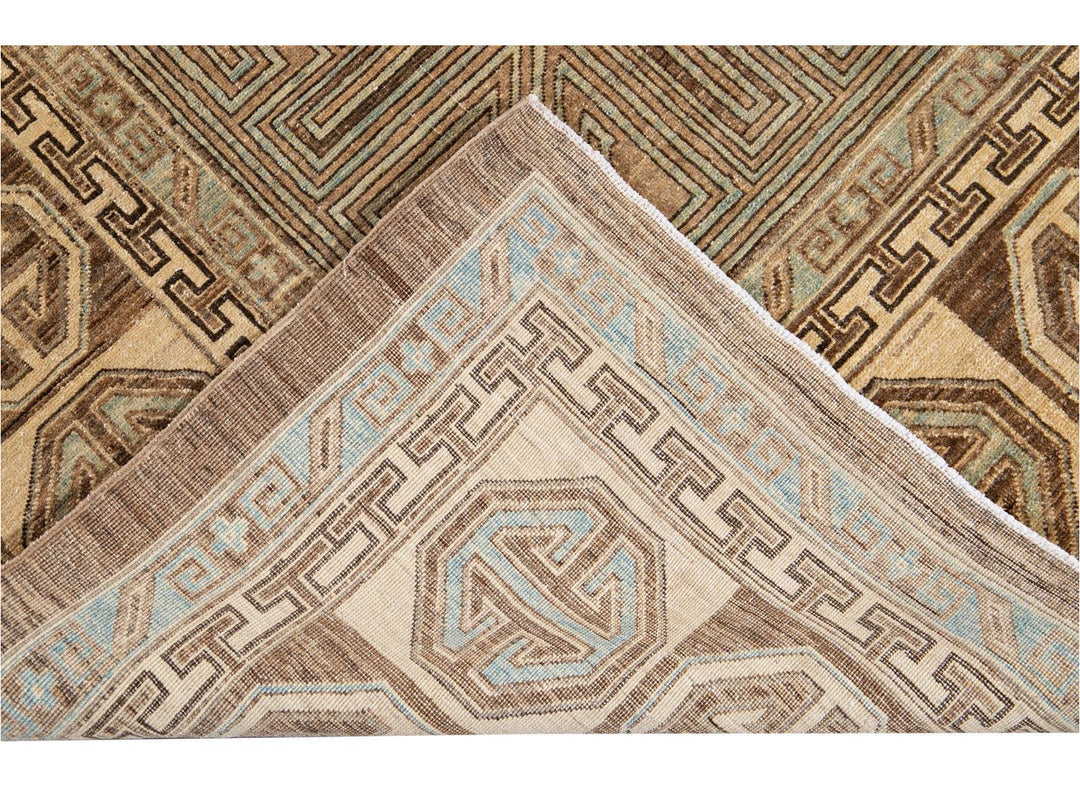 Modern Khotan Wool Rug 9 X 12
