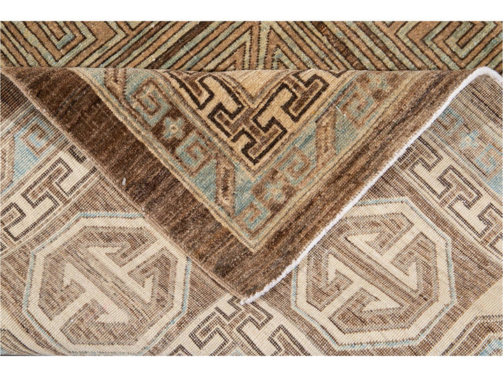 Modern Khotan Wool Rug 9 X 12
