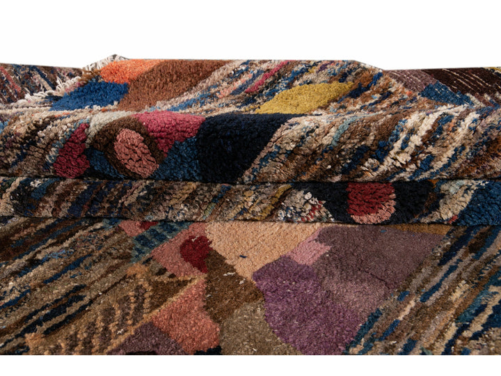 Vintage Deco Chinese Wool Rug 6 X 9