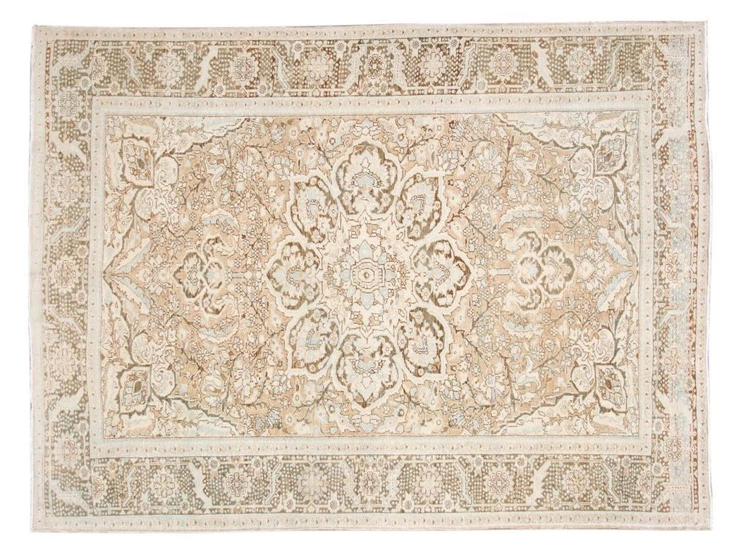 Antique Heriz Persian Wool Rug 9 X 13