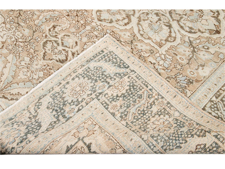 Antique Heriz Persian Wool Rug 9 X 13