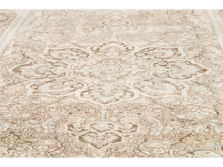 Antique Heriz Persian Wool Rug 9 X 13