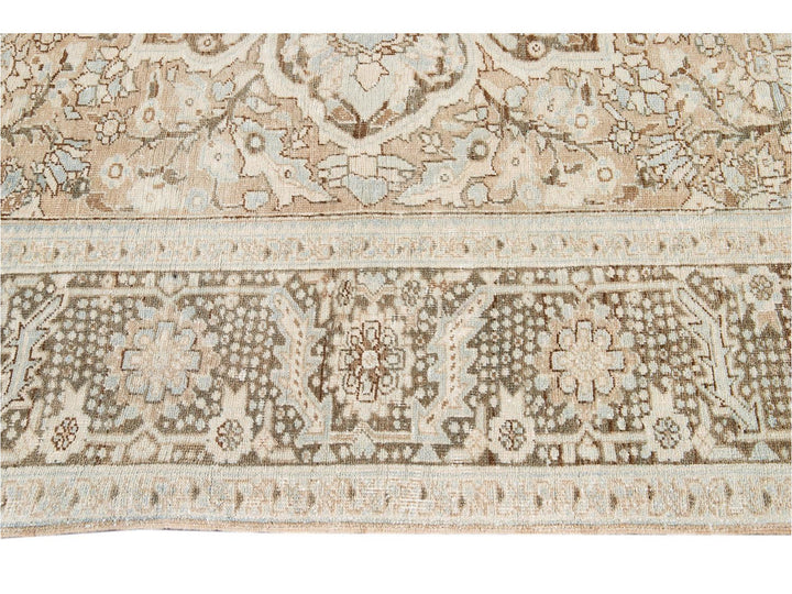 Antique Heriz Persian Wool Rug 9 X 13