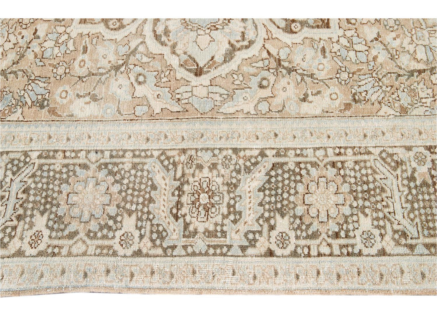 Antique Heriz Persian Wool Rug 9 X 13
