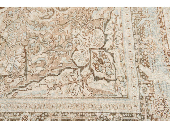 Antique Heriz Persian Wool Rug 9 X 13