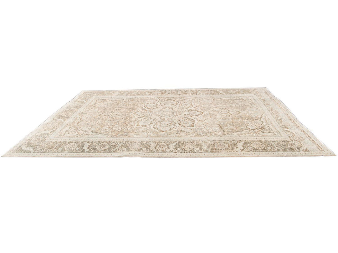 Antique Heriz Persian Wool Rug 9 X 13