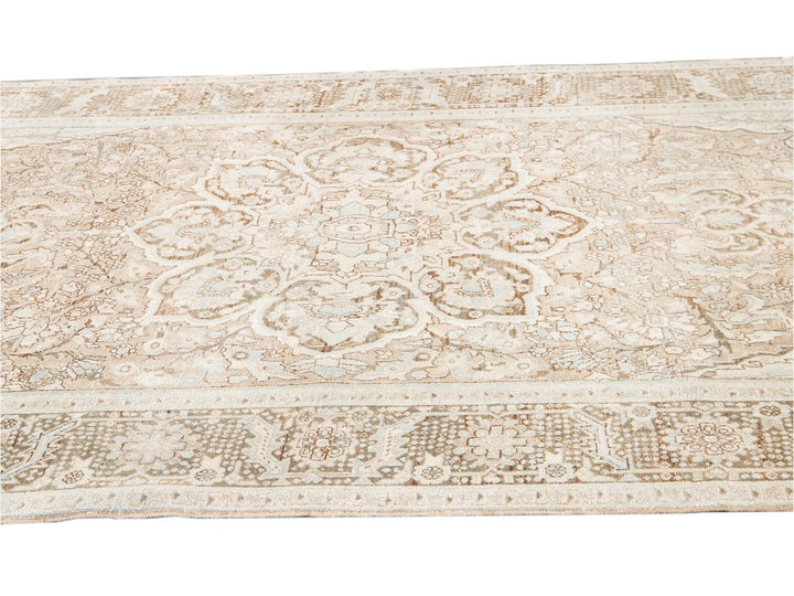 Antique Heriz Persian Wool Rug 9 X 13