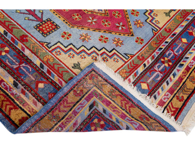 Vintage Khotan Wool Rug 7 X 10