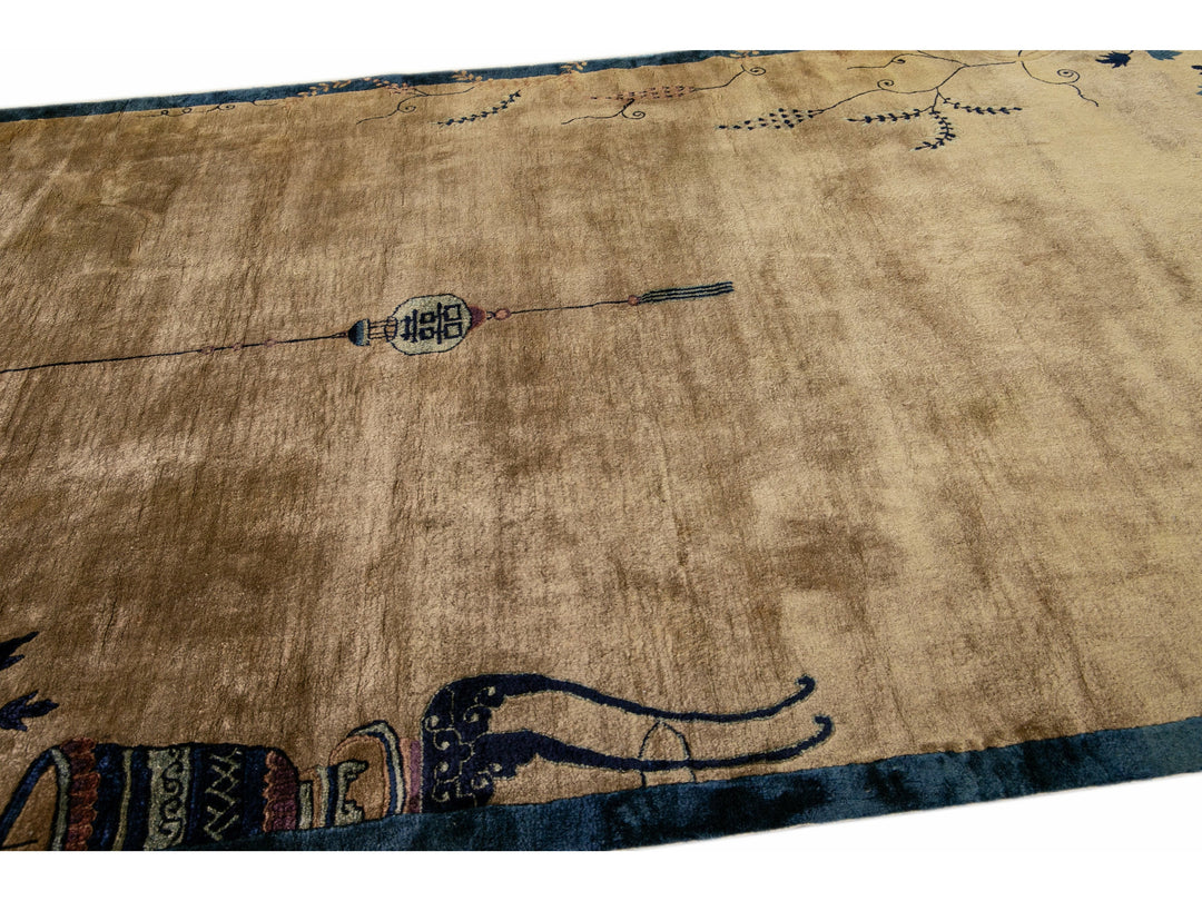 Antique Peking Chinese Rug 8 X 15