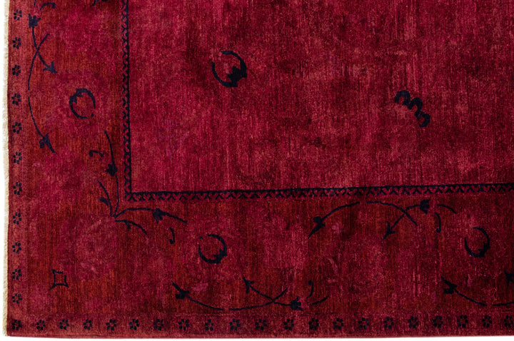 Modern Overdyed Wool Rug 12 X 15