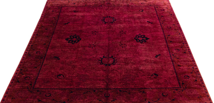 Modern Overdyed Wool Rug 12 X 15