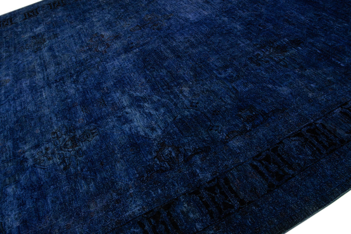 Modern Overdyed Wool Rug 12 X 17