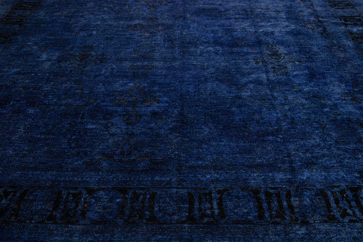 Modern Overdyed Wool Rug 12 X 17