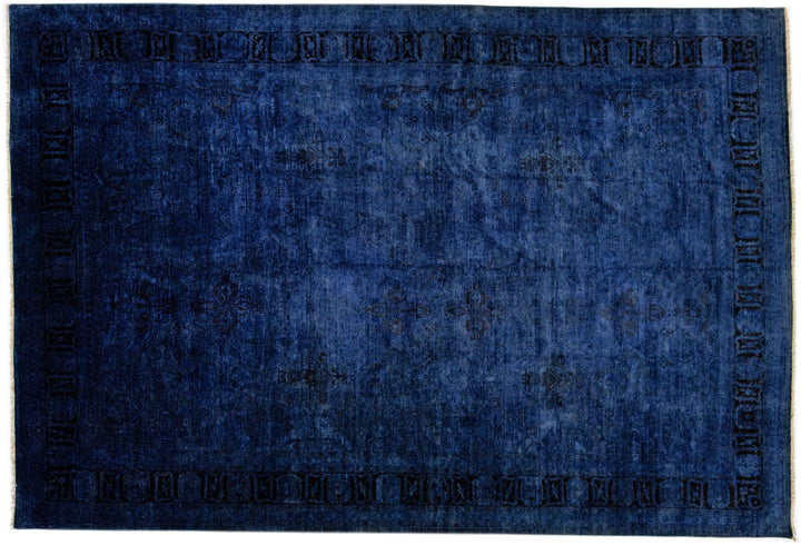Modern Overdyed Wool Rug 12 X 17