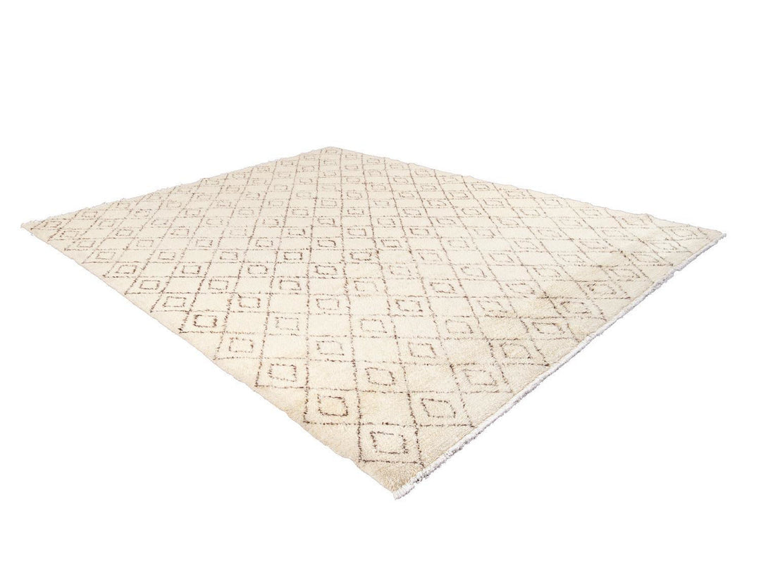 Modern Moroccan Style Wool Rug 9 X 12