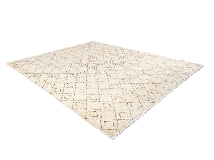 Modern Moroccan Style Wool Rug 9 X 12