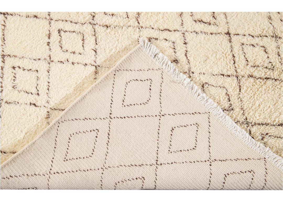 Modern Moroccan Style Wool Rug 9 X 12