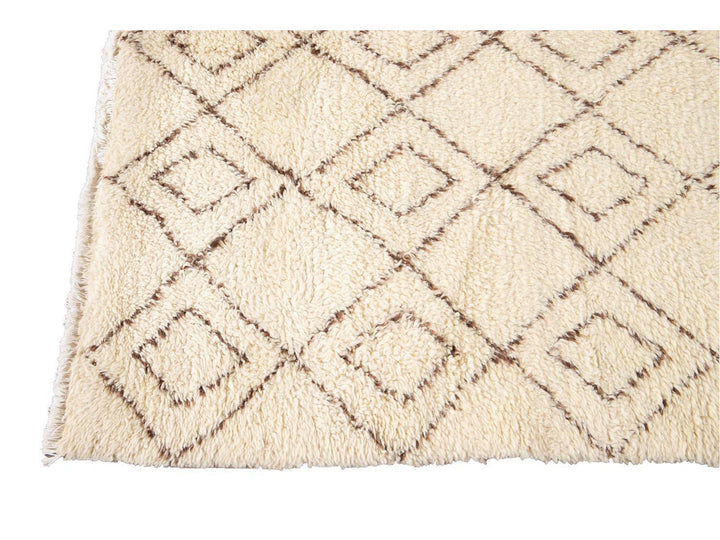 Modern Moroccan Style Wool Rug 9 X 12