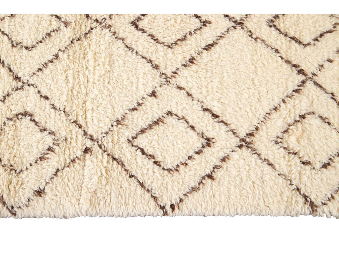 Modern Moroccan Style Wool Rug 9 X 12