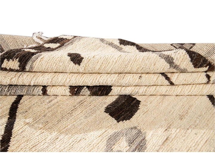 Modern Moroccan-Style Tribal Room size Wool Rug 8 X 10