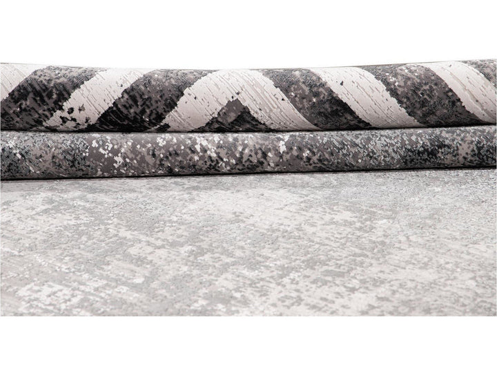 Contemporary Wool and Silk Rug 10 X 13