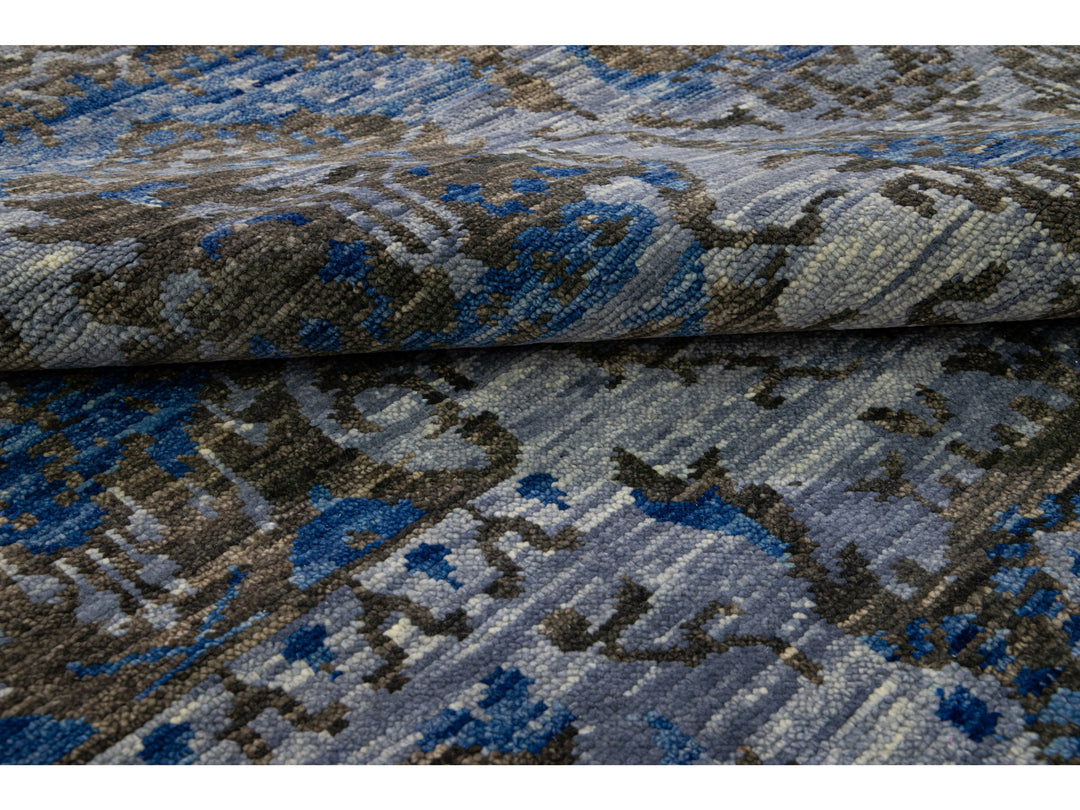 Transitional Indian Wool Rug 12 X 15