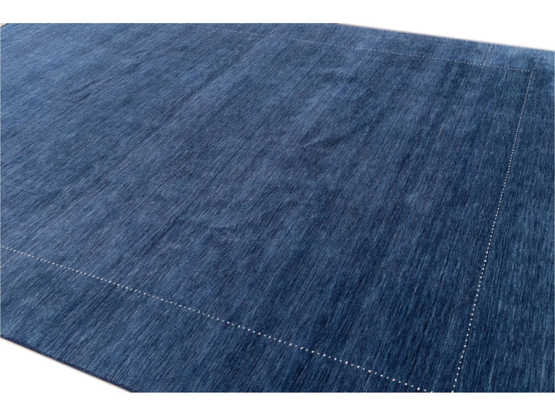 Modern Gabbeh Wool Rug 9 X 12