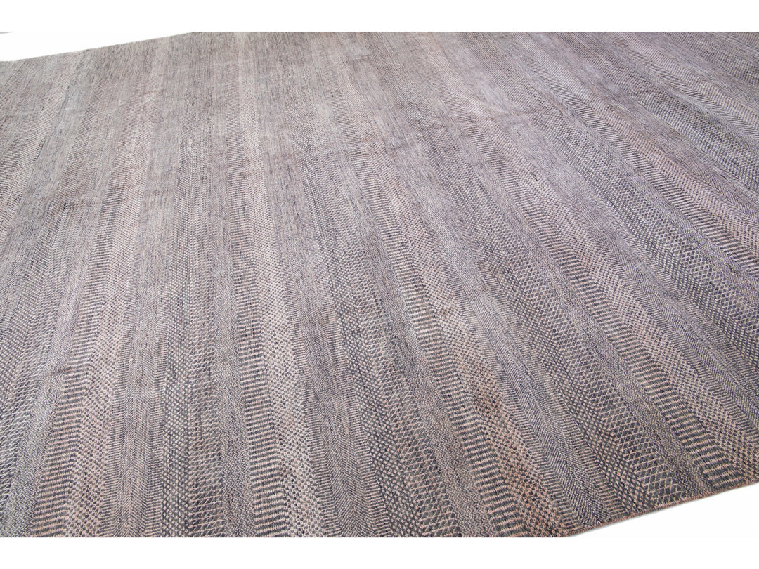 Modern Savannah Wool Rug 12 X 15