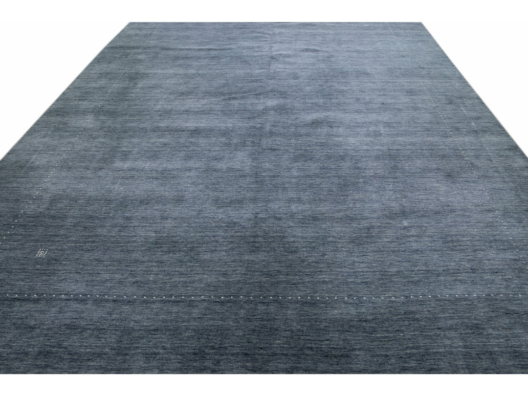 Modern Gabbeh Wool Rug 10 X 14