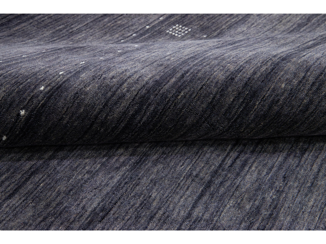 Modern Gabbeh Wool Rug 9 X 12