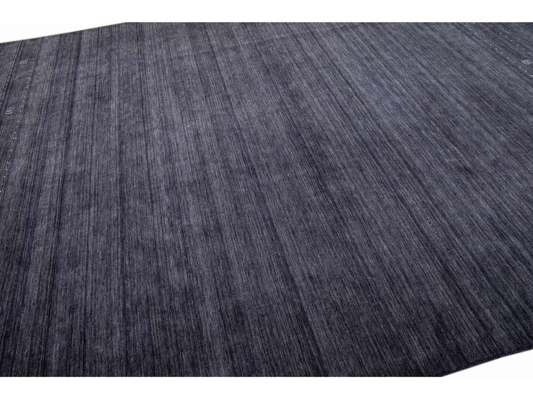 Modern Gabbeh Wool Rug 9 X 12