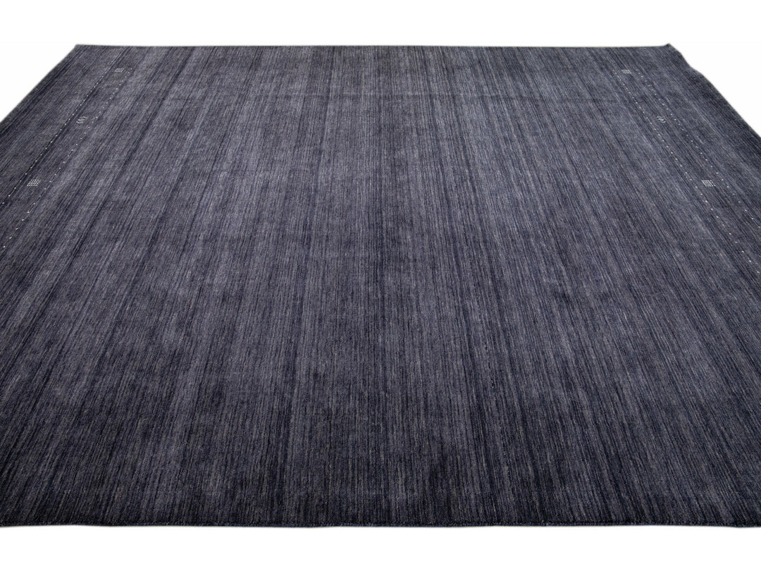 Modern Gabbeh Wool Rug 9 X 12