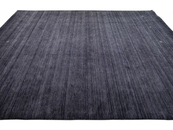 Modern Gabbeh Wool Rug 9 X 12
