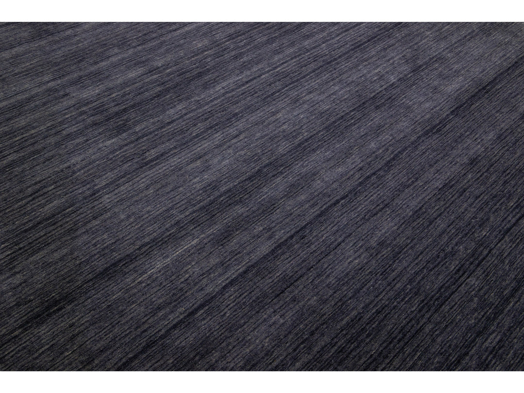 Modern Gabbeh Wool Rug 9 X 12