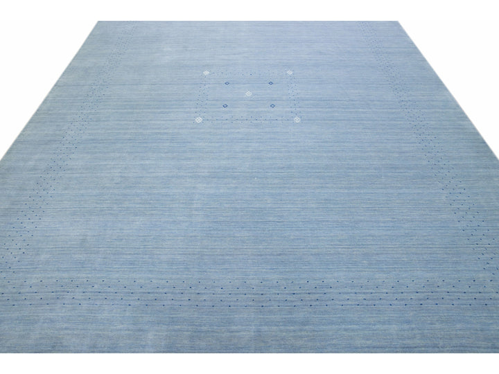 Modern Gabbeh Wool Rug 9 X 12