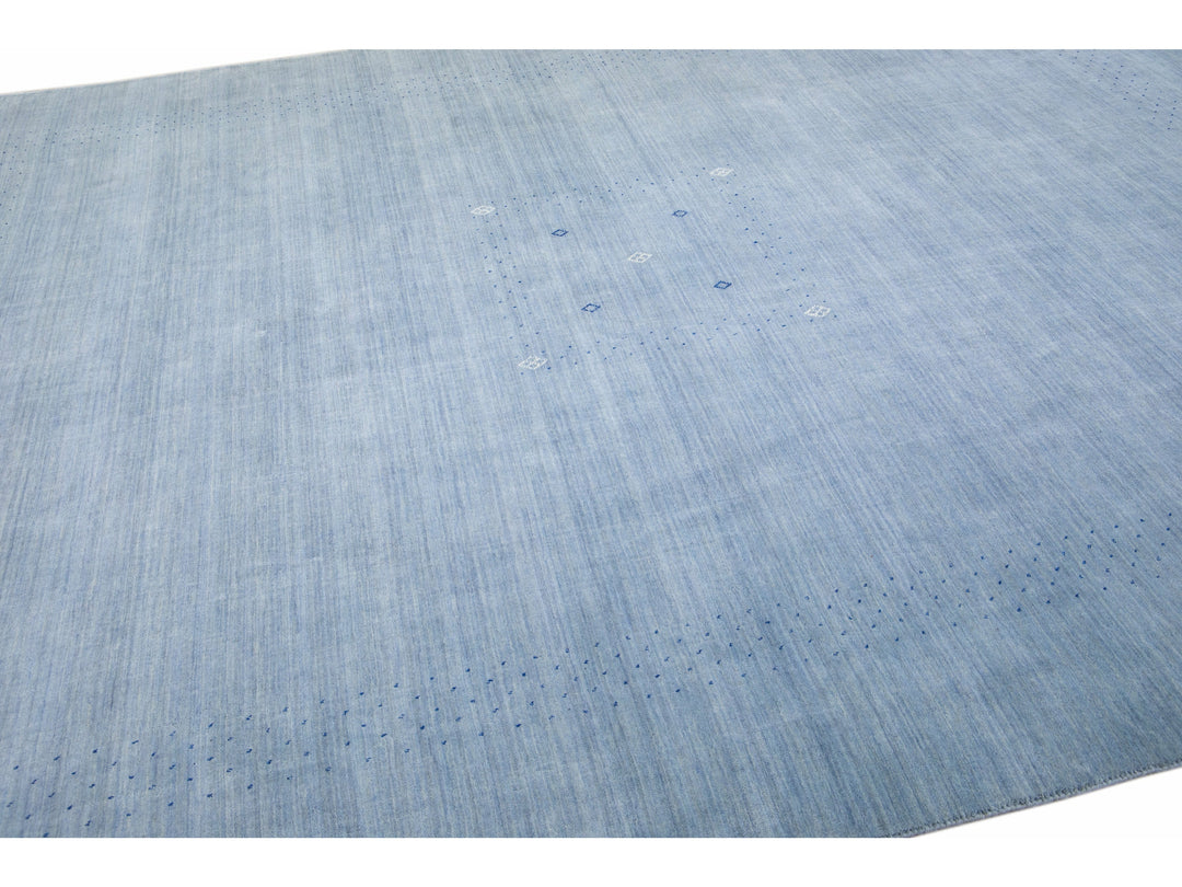 Modern Gabbeh Wool Rug 9 X 12