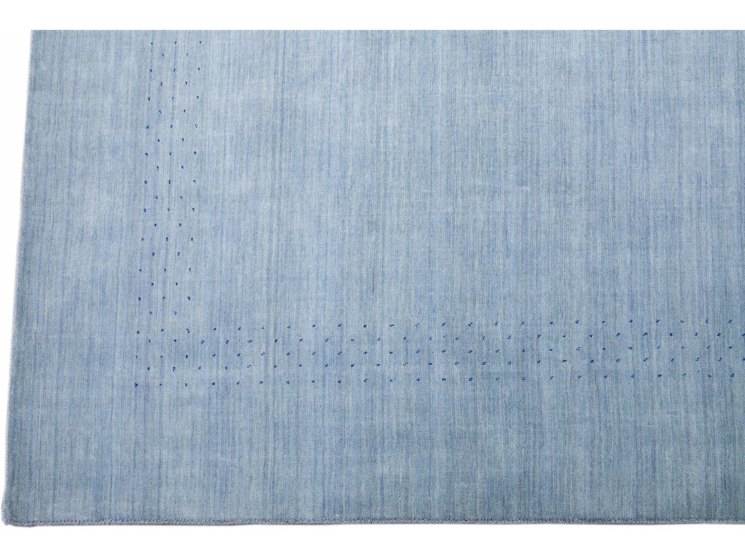 Modern Gabbeh Wool Rug 9 X 12