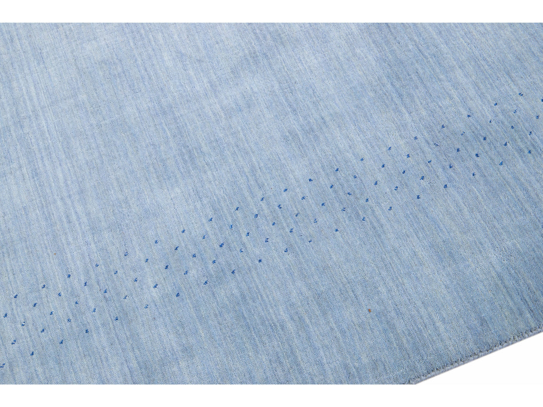Modern Gabbeh Wool Rug 9 X 12