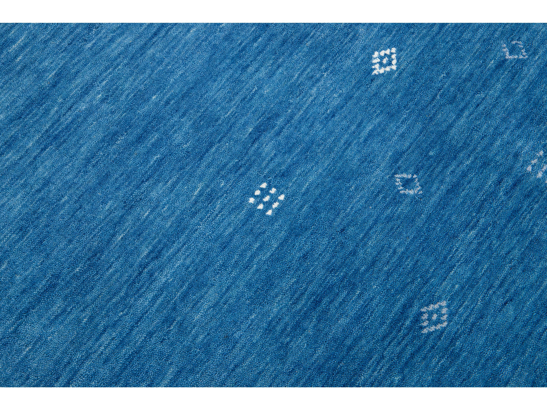 Modern Gabbeh Wool Rug 9 X 12